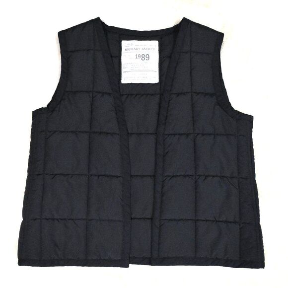 Zadig & Voltaire Black Cropped Puffer Vest Size Small Quilted Lightweight Jacket - Picture 1 of 8